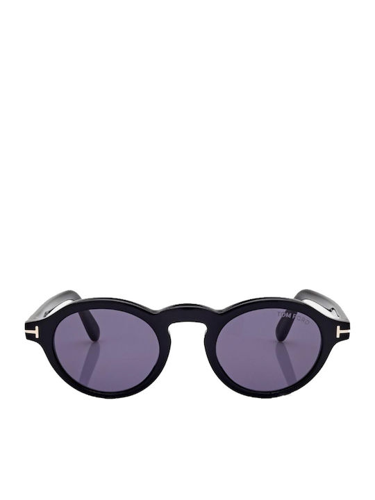 Tom Ford Unisex Γυαλιά Ηλίου με Μαύρο Σκελετό και Μπλε Ντεγκραντέ Φακό FT1332 01V