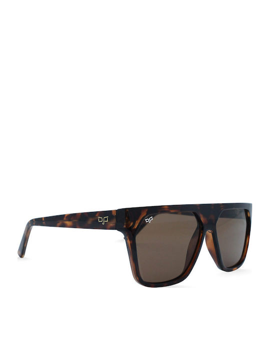 OJO Sunglasses Square Oye Women's Sunglasses with Brown Tartaruga Plastic Frame and Brown Lens 35OEV62009