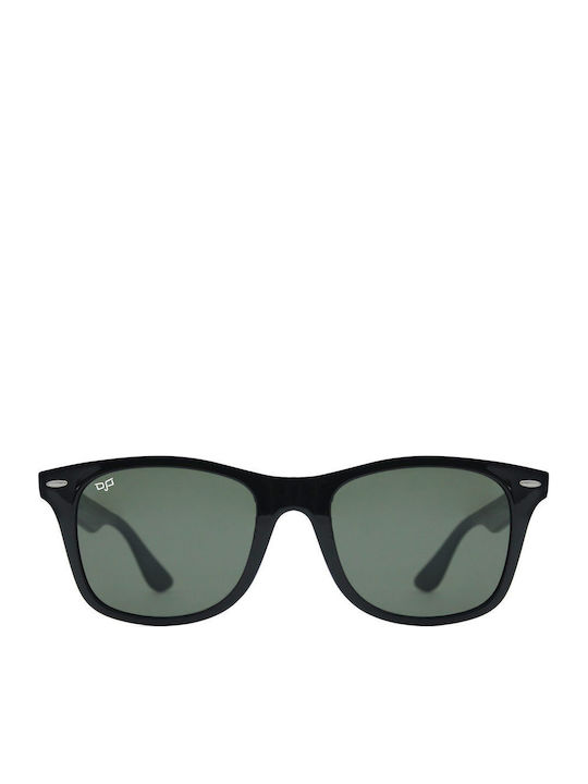 OJO Sunglasses Unisex Γυαλιά Ηλίου με Μαύρο Σκελετό και Μαύρο Φακό 12OCL72383