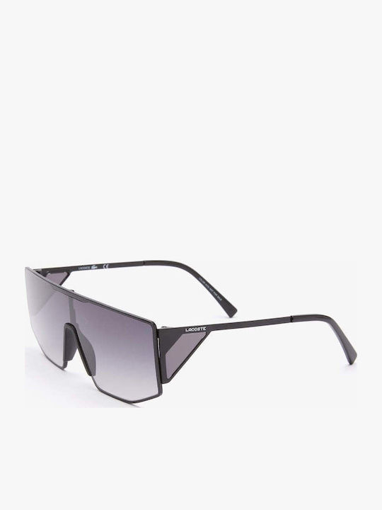 Lacoste Unisex Sunglasses With Black Metallic Frame And Black Lens L253S-002