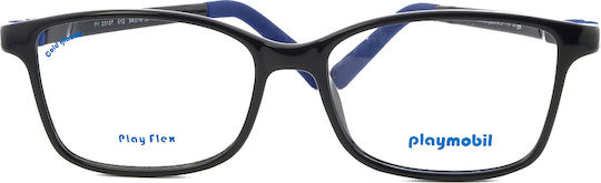 Playmobil Py23137 512 Kids Square Prescription Glasses Black-Blue