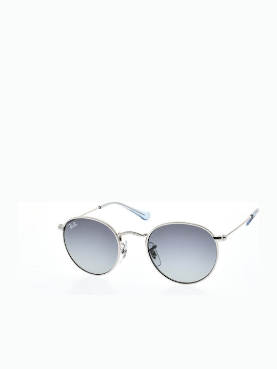 Ray Ban Rund Kinder-Sonnenbrillen Silber