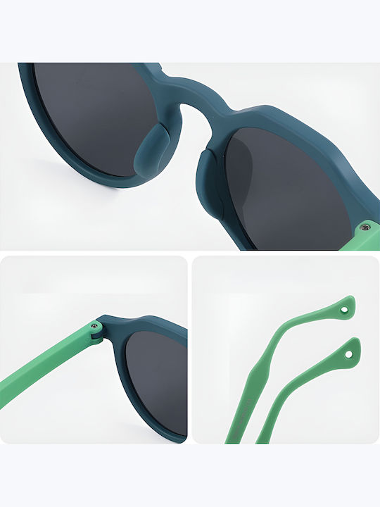 Techsuit Παιδικά Γυαλιά Ηλίου με Polarized Φακό Γκρι