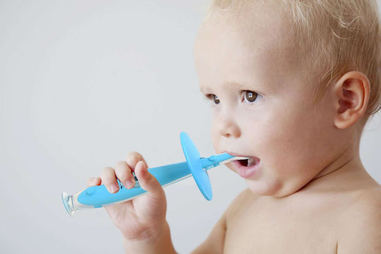 Babyono Baby Toothbrush For 1+ Years Gray
