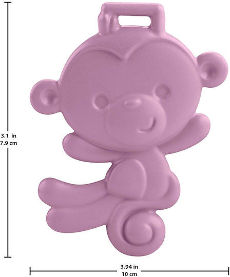 Fisher Price Monkey Μασητικός Κρίκος Οδοντοφυΐας για 3 m+