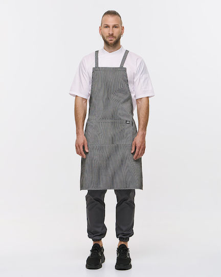 Ayo Șorț Ospătar / Barista / Barman Corp întreg Negru