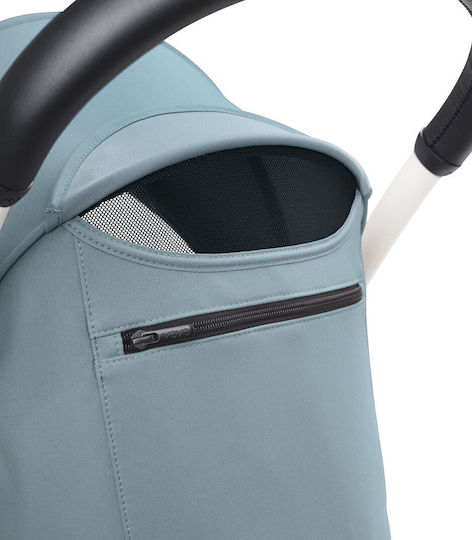 Stokke YOYO³ Baby Stroller Suitable from 6+ Months Frame Colour White / pack Aqua 6.2kg