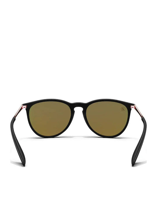 Smith Unisex Sonnenbrillen mit Schwarzem Rahmen und Schwarzem Polarisiert Spiegel Gläser