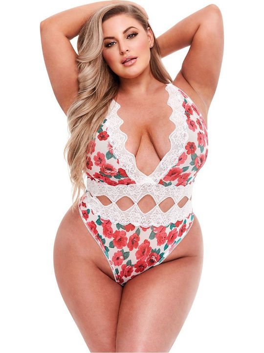 Floral Bodysuit Lace Baci Lingerie