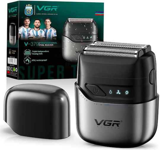 VGR V-379 Foil Ξυριστική Μηχανή Προσώπου Επαναφορτιζόμενη