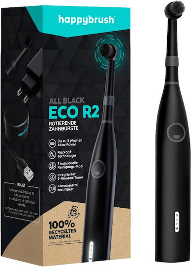 Happy Brush Electric Toothbrush Black