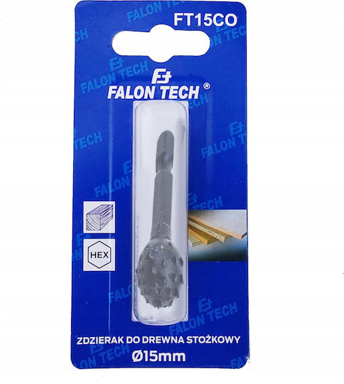 Ball-shaped Rasp Cutter File Wood 15 Mm Hex Falon-tech