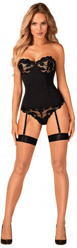 Obsessive Editya Corsete Sexy Corset Black