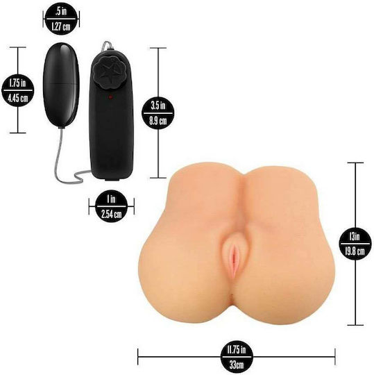 Blush Masturbator Vagin / Fund Cu Vibrație