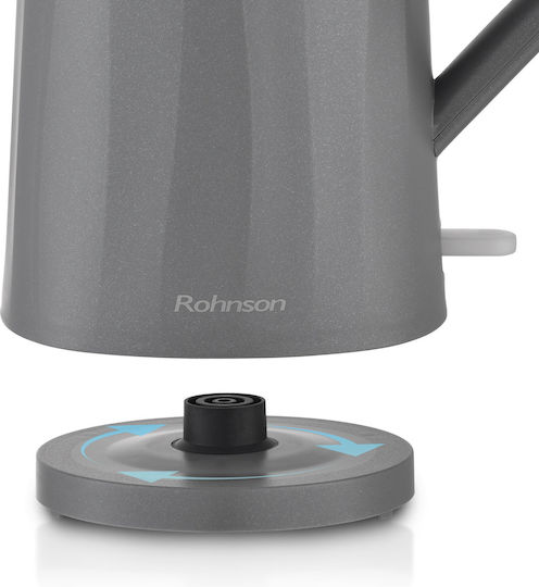 Rohnson Kettle 1.7lt 2200W Grey