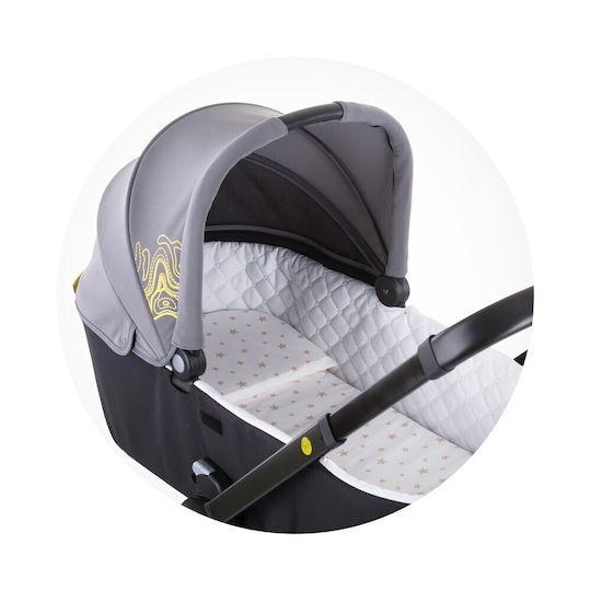 Chipolino Stroller Mattress 31x78x2cm Grey