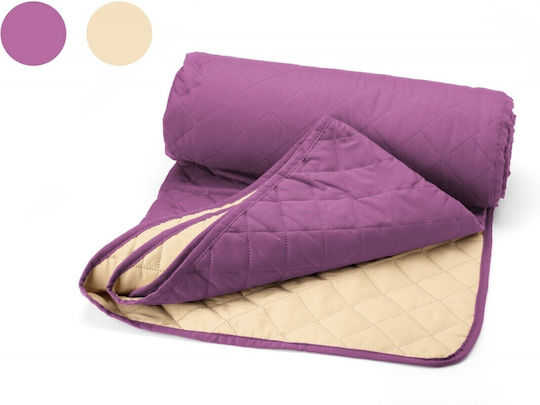 Alcam Шалте Двойно Микрофибър Лилаво 210x220см