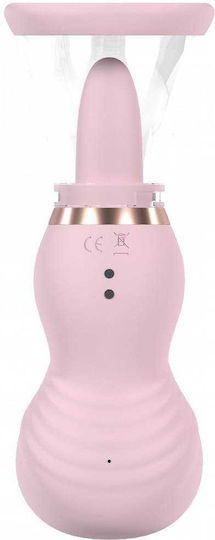 Sinnliche Wiederaufladbare Vulva-Brustpumpe Pink