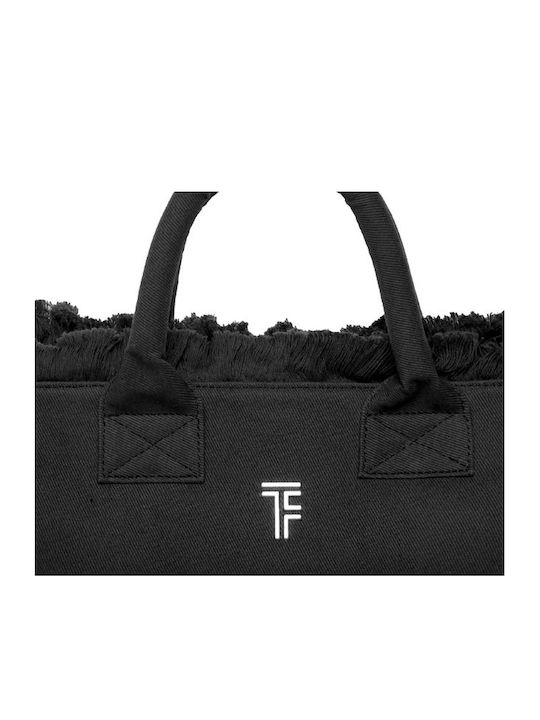 Feel & Touch Карибска Плажна Чанта Черна