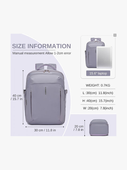 Miss Lulu Backpack Αδιάβροχο Μωβ