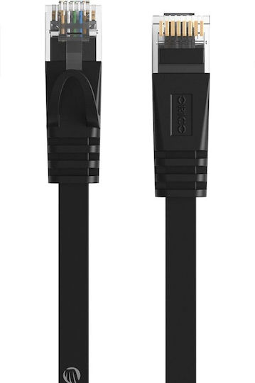 Orico Flat Direct Attach Copper Cat.6 Gigabit Network Cable Outdoor 20m Black