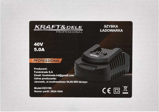Kraft & Dele Încărcător Baterii de Unealtă 40V Litiu