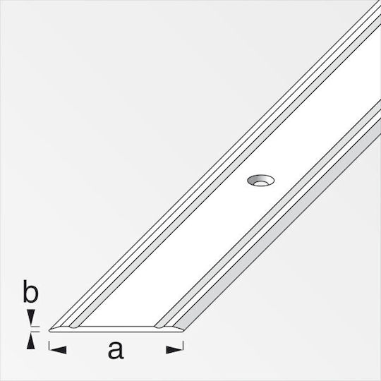 Alfer Aluminium Προφίλ Ενωτικό Αλουμινίου 100x3x0.2εκ.
