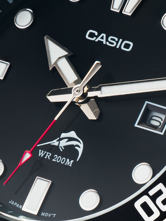 Casio Ρολόι Μπαταρίας με Μεταλλικό Μπρασελέ Casio Ρολόι Μπαταρίας με Μεταλλικό Μπρασελέ