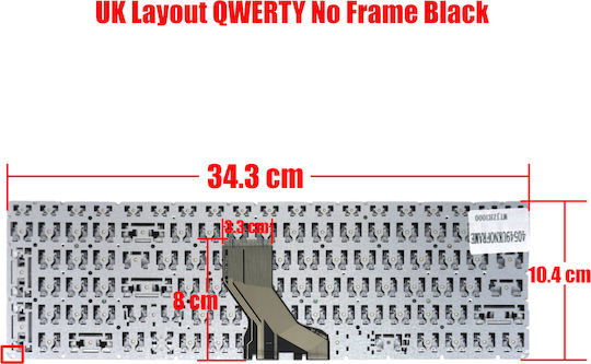Лаптоп Клавиатура Keyboard Hp 15-da 15-db 250 G7 255 G7 15-cx 15-dk 15-cn 15-cr 15-cs Nsk-xn5bc 9z.nezbc.501 Pk1329i1d00 L20387-001 L20386-001 Uk Без Рамка Черен КОД.40549uknoframe