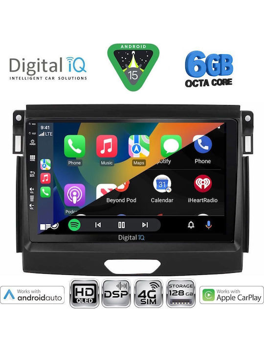 Digital Iq Bxf 17172b_cpaa 9inc Multimedia Tablet Ford Ranger Mod 2015-2018