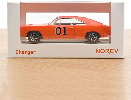 Norev Metal Car Model Scale 1:43 Dodge Charger 1969 General Lee Jet-Car