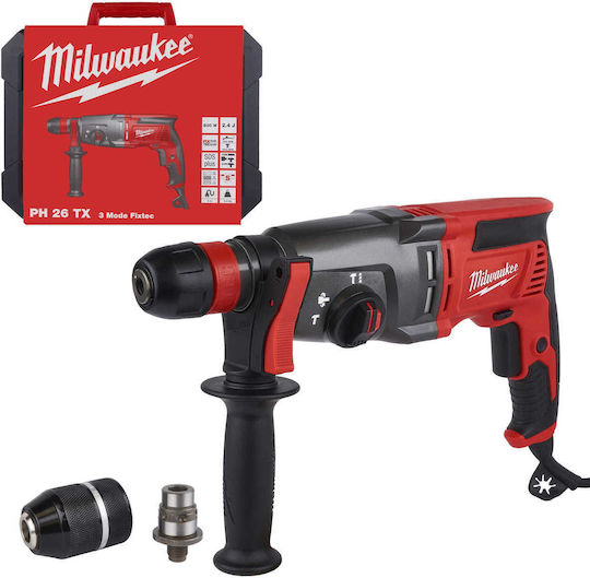 Milwaukee PH 26 TX Σκαπτικό Πιστολέτο Ρεύματος 800W με Υποδοχή SDS Plus 4933464579