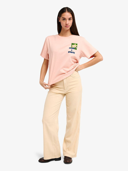 Damen T-shirt Dusty Pink