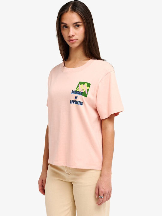 Damen T-shirt Dusty Pink