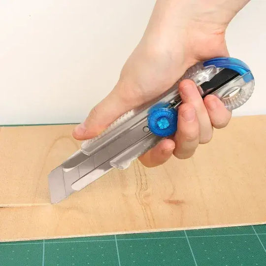 NT Cutter Cuțit pliant Securitate cu Plastic Corp și Lățime Lamă 25mm