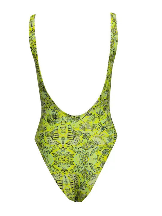 Green One Piece Swimsuit