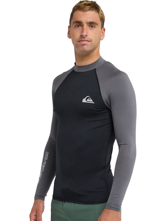 Quiksilver Everyday UPF 50 Men's Long Sleeve Sun Protection Shirt Black
