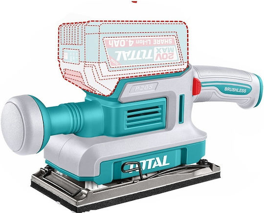 Total TFSLI20313E Pulse Sander 20V 1x4Ah