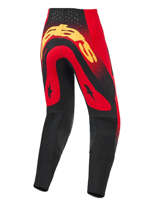 Alpinestars Supertech Scenz Pantaloni Motocross de Vară Pentru Bărbați Roșii Alpinestars Supertech Scenz Pantaloni Motocross de Vară Pentru Bărbați Roșii