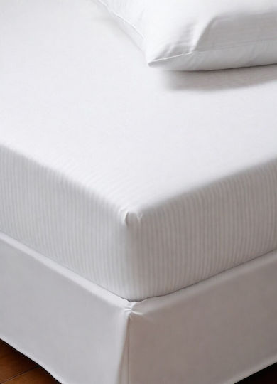 e-Linothiki Υπέρδιπλο 160x200+40εκ. με Λάστιχο Λευκό e-Linothiki Υπέρδιπλο 160x200+40εκ. με Λάστιχο Λευκό