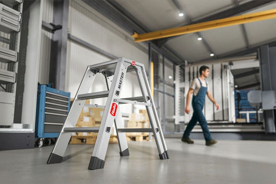 Hailo Hailo Aluminum Step Ladder 3 Steps 24cm