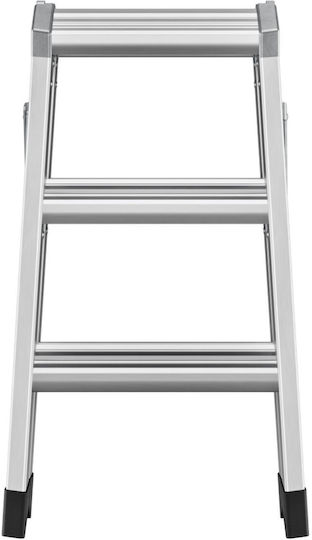 Hailo Hailo Aluminum Step Ladder 3 Steps 24cm