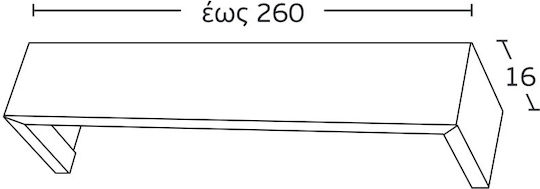 Enis by Domus Curtain Pelmet No 226 140cm Wooden