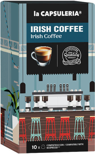 Κάψουλες Καφέ Συμβατές Μηχανές Nespresso 10 Τμχ 50 Irish Coffee Baileys Capsules Compatible Nescafè Dolce Gusto*-la Capsuleria