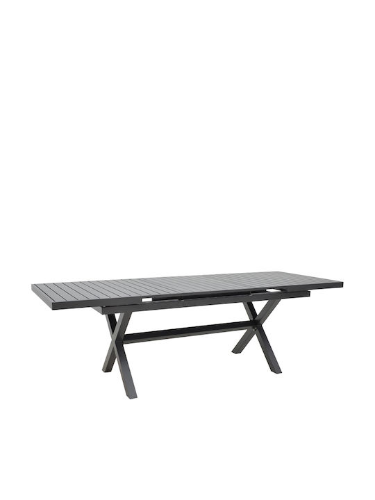 Outdoor Dining Set Dagyn Azelie 7 Pieces Grey