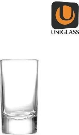 Uniglass Σετ Ποτήρια Νερού / Λικέρ/Ούζο / Σφηνοπότηρο από Γυαλί 170ml 12τμχ
