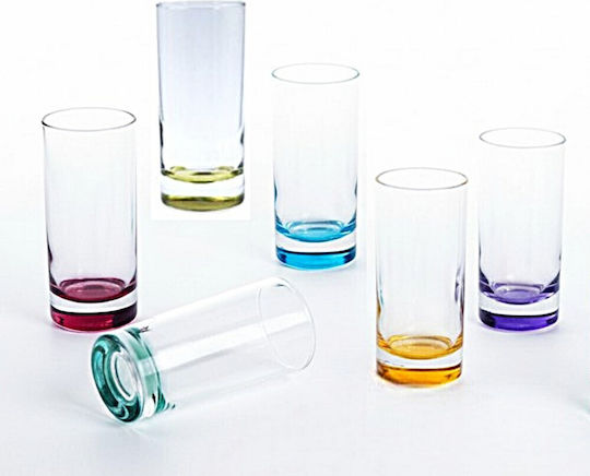 Domumart Set of Glasses Water made of Glass 280ml 6pcs