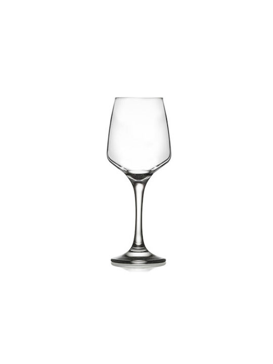 Uniglass Set Gläser Weißwein / Champagner aus Glas Mit Stiel 380ml 12Stück
