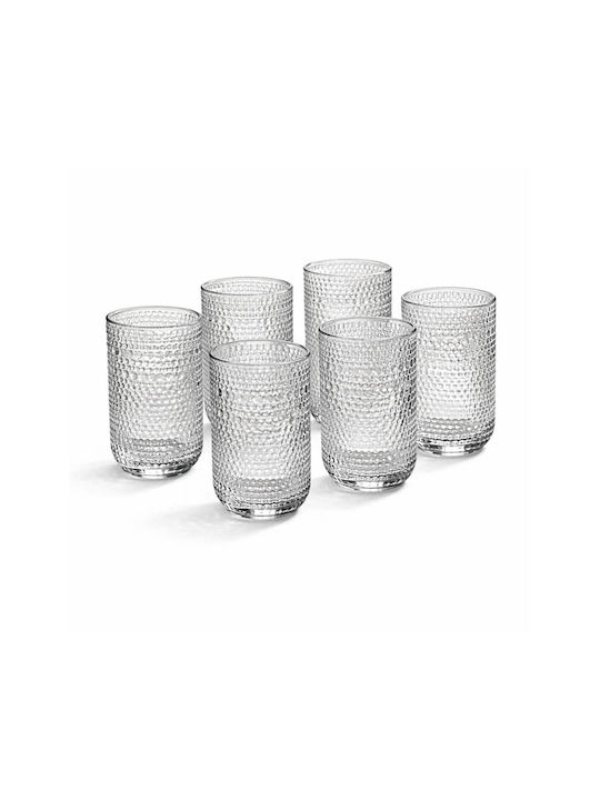 Estia Dots Set of Glasses Water made of Glass 465ml 6pcs