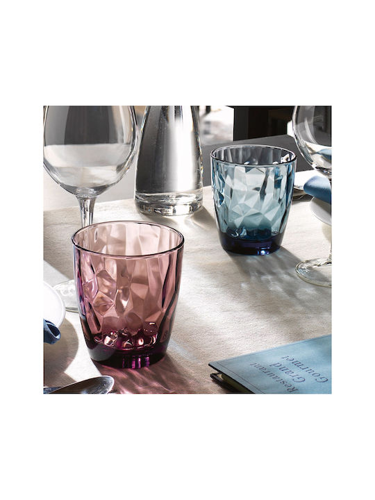 Bormioli Rocco Glass for White Wine made of Glass Ocean Blue 390ml